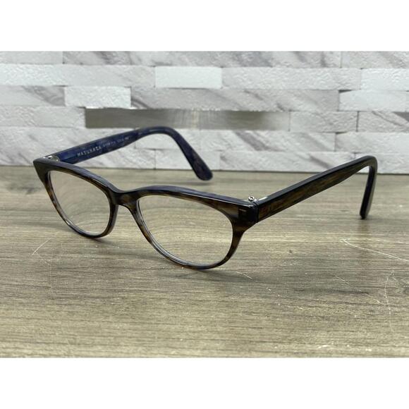MASUNAGA 008 #15 HAVANA BLUE AUTHENTIC FRAMES EYEGLASSES 51-16-145